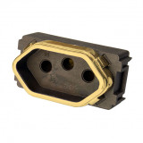 Modulo Tomada 10a - Novara Tabaco Gold